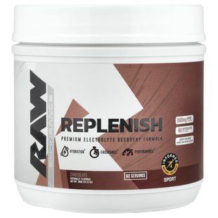 Raw Nutrition, Endurance, Replenish, Chocolate, 27.51 oz (780 g)