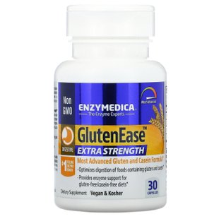 Ферменты для переваривания глютена и казеина, GlutenEase, Enzymedica, для веганов, 30 капсул купить в Киеве и Украине