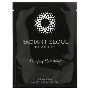 Plumping Sheet Mask, 1 Sheet Mask, Radiant Seoul, 0.85 oz (25 ml)
