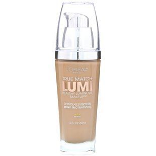 Тональна основа True Match Healthy Luminous Makeup, SPF 20, відтінок W4 натуральний бежевий, L'Oreal, 30 мл
