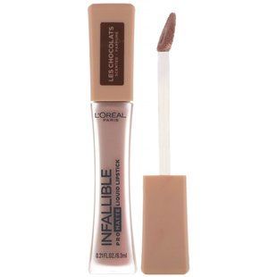 Жидкая помада Infallible Pro-Matte, Les Chocolats, оттенок 854 &laquo;горьковато-сладкий&raquo;, L'Oreal, 6,3 мл купить в Киеве и Украине