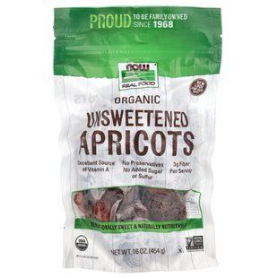 NOW Foods, Organic Unsweetened Apricots, 16 oz (454 g) купить в Киеве и Украине