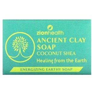 Zion Health, Ancient Clay Bar Soap, Coconut Shea, 6 oz (170 g) купить в Киеве и Украине