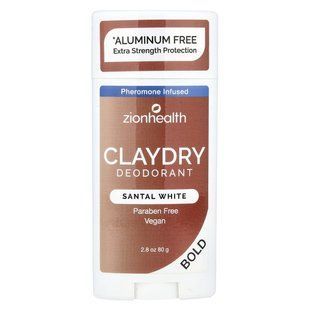 Zion Health, Bold, ClayDry Deodorant, Santal White, 2.8 oz (80 g) купить в Киеве и Украине