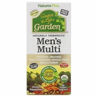 Мультивитамины для мужчин, Men's Multi, Nature's Plus, Source of Life Garden, 90 таблеток купить в Киеве и Украине