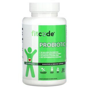 fitcode, Probiotic, 30 Veggie Capsules купить в Киеве и Украине