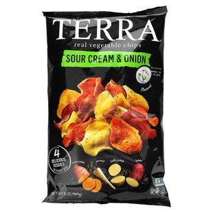 Terra, Real Vegetable Chips, Sour Cream & Onion , 5 oz (141 g) купить в Киеве и Украине