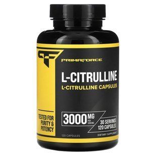 Primaforce, L-Citrulline, 3,000 mg, 120 Capsules (750 mg per Capsule) купить в Киеве и Украине
