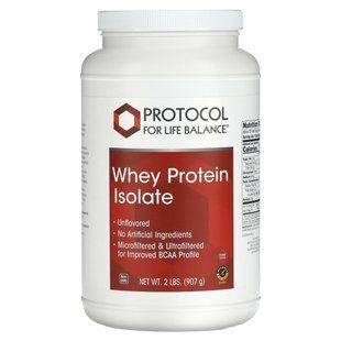 Protocol for Life Balance, ізолят сироваткового протеїну, з нейтральним смаком, 907&nbsp;г (2&nbsp;фунти)