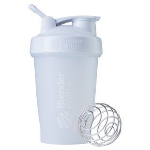 Бутылка-шейкер с кольком для переноски белая Blender Bottle 600 мл купить в Киеве и Украине