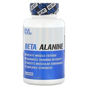 EVLution Nutrition, бета-аланін, 60 рослинних капсул