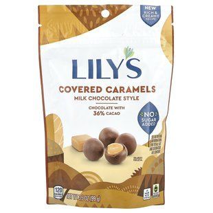 Lily's Sweets, Covered Caramels, Milk Chocolate Style , 3.5 oz (99 g) купить в Киеве и Украине