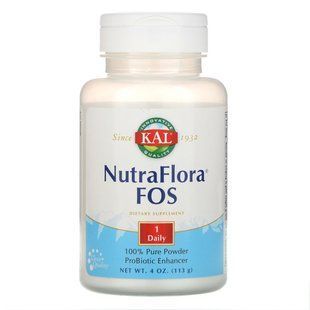 Витамины для пищеварения ФОС, NutraFlora FOS, KAL, 113 г купить в Киеве и Украине