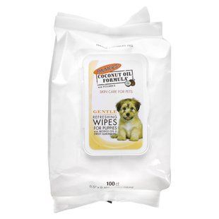 Palmer's for Pets, Coconut Oil Formula with Vitamin E, Refreshing Wipes For Puppies, Gentle, 100 Wipes купить в Киеве и Украине