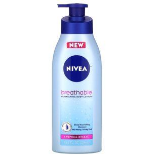 Дихаючий живильний лосьйон для тіла, Breathable Nourishing Body Lotion, Tropical Breeze, Nivea, 400 мл