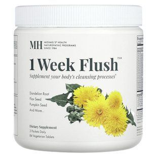 Michael's Naturopathic, 1 Week Flush, 84 Vegetarian Tablets купить в Киеве и Украине