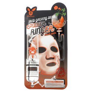 Elizavecca, Milky Piggy Cyborg, Red Ginseng Deep Power Ringer Beauty Mask Pack, 1 Sheet Mask, 0.78 fl oz (23 ml) купить в Киеве и Украине
