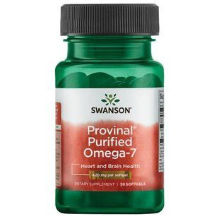 Очищена Омега-7 Swanson (Provinal Purified Omega-7) 420 мг 30 капсул купить в Киеве и Украине