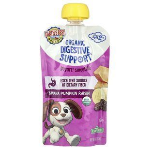 Earth's Best, Yogurt Smoothie, Banana Pumpkin Raisin, Ages 2+, 4 oz (113 g) купить в Киеве и Украине