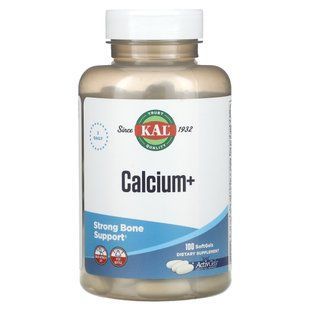 KAL, Calcium+, 100 Softgels купить в Киеве и Украине
