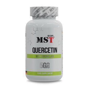 MST, Quercetin with Bromelain 500 mg, 60 caps купить в Киеве и Украине