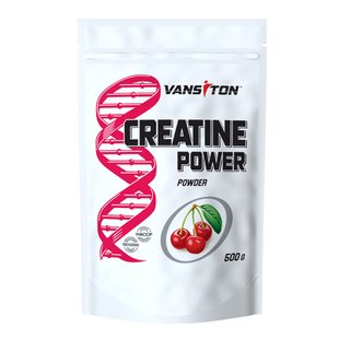 Креатин моногидрат вишня Vansiton (Creatine Monohydrate) 500 г купить в Киеве и Украине