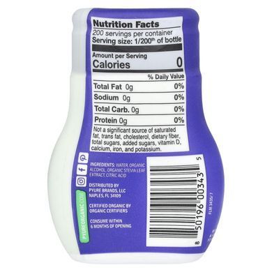 Стевия органик Pyure (Stevia Sweetener) 53 мл купить в Киеве и Украине