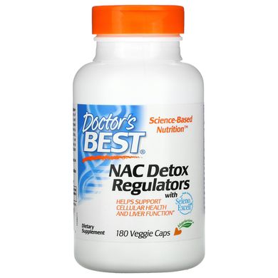 Ацетилцистеїн Doctor's Best (NAC Detox Regulators) 180 капсул