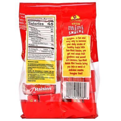Снеки с родзинок Sun-Maid (Raisin Snacks) 12 коробок по 14,17 г купить в Киеве и Украине