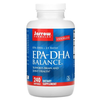 ЕПК-ДГК Jarrow Formulas (EPA-DHA Balance) 240 желатинових капсул