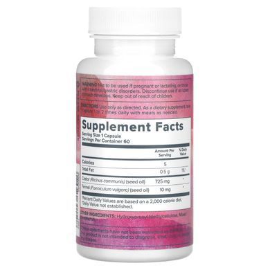 Castor oil Heritage Store 725 mg 60 capsules
