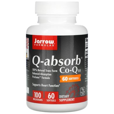 Кофермент Q10 Jarrow Formulas (Q-absorb) 100 мг 60 капсул