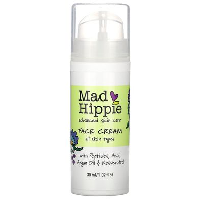 Крем для обличчя Mad Hippie Skin Care Products (Face Cream 15 Actives) 15 активних речовин 30 мл