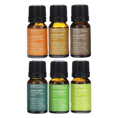 Pure Body Naturals, Winter Essential Oils Collection, Limited Edition, 6 Piece Set, 0.33 fl oz (10 ml) Each купить в Киеве и Украине