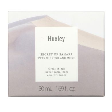 Тайна Сахары, крем: свежий и даже больше, Huxley, 1,69 ж. унц. (50 мл) купить в Киеве и Украине