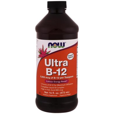 Вітамін В12 Now Foods (Ultra B-12) 473 мл