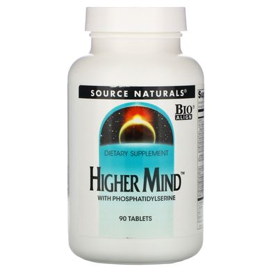 Вітаміни для мозку, Higher Mind, Source Naturals, 90 таблеток