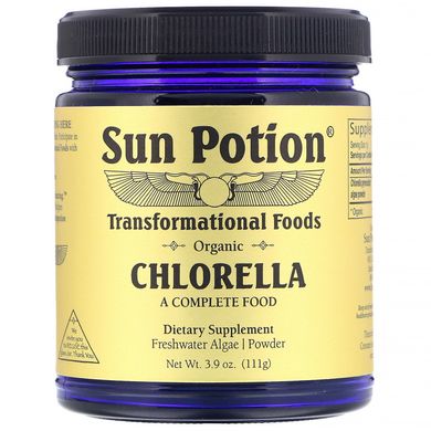 Порошок хлорели Sun Potion (Chlorella Powder) 1000 мг 111 г