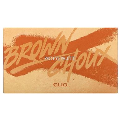 Палетка для очей Clio (Pro Eye Palette 02 Brown Choux) 1 палітра