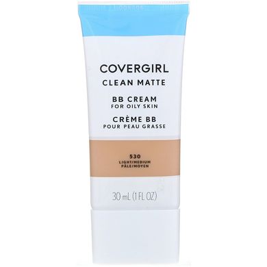BB-крем Clean Matte, відтінок 530 світлий / тілесний, Covergirl, 30 мл