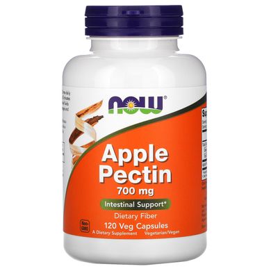 Яблучний пектин Now Foods (Apple Pectin) 700 мг 120 капсул