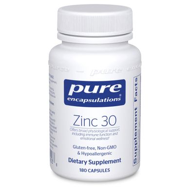 Цинк Pure Encapsulations (Zinc) 30 мг 180 капсул