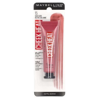 Maybelline, Cheek Heat, кисточка для гелевого крема, телесный ожог, 0,27 жидкой унции (8 мл) купить в Киеве и Украине