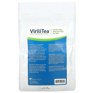 Чай для репродуктивного здоровье мужчин, ViriliTea for Men, Fairhaven Health, 113 г купить в Киеве и Украине