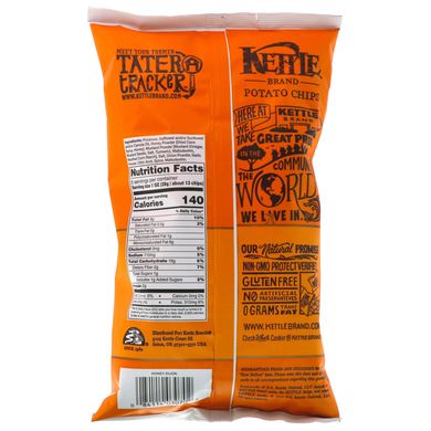 Картопляні чіпси, мед і дижонская гірчиця, Kettle Foods, 5 унц (141 г)