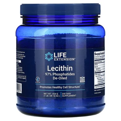 Лецитин, Lecithin, Life Extension, 16 унцій (454 г)