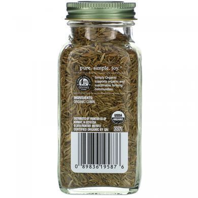 Cumin Seeds, Simply Organic, 85 g