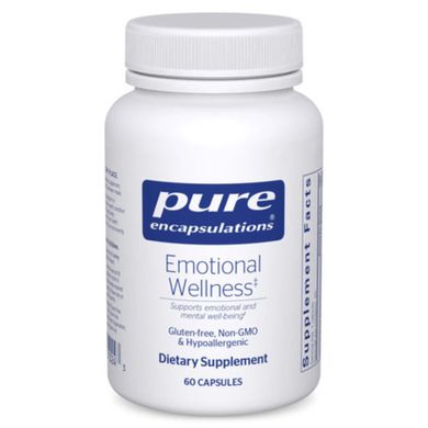 Витамины для эмоционального здоровья Pure Encapsulations (Emotional Wellness) 60 капсул купить в Киеве и Украине