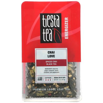 Tiesta Tea Company, Рассыпной чай премиум-класса, Chai Love, 1,9 унции (53,9 г) купить в Киеве и Украине