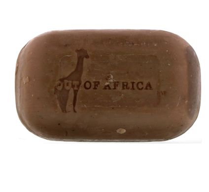 Брускове мило з чистою олією ши, африканське чорне, Out of Africa, 4 унції (120 г)